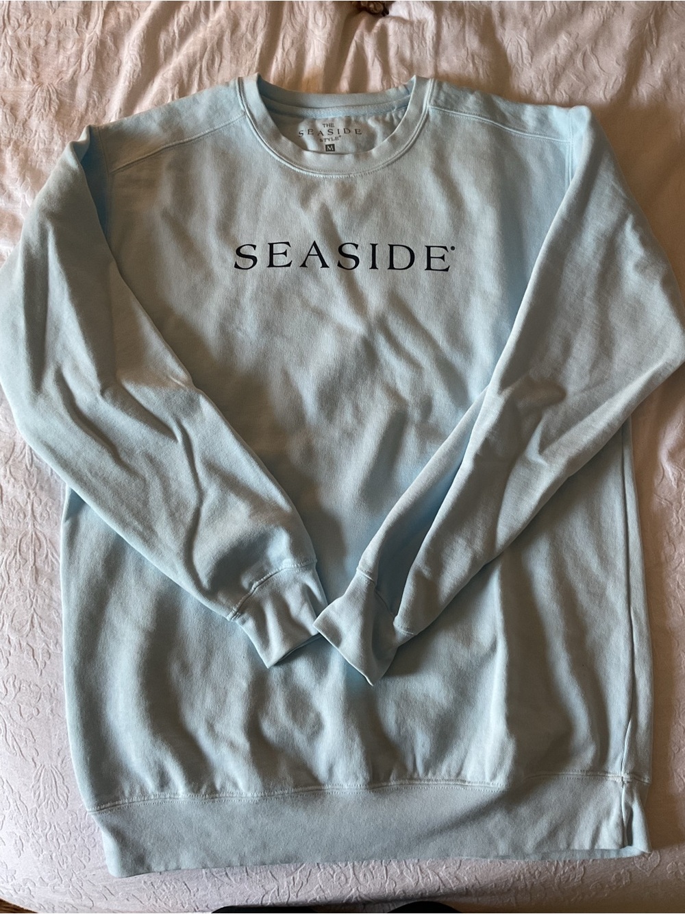 Unisex Light Blue Crewneck Sweatshirt